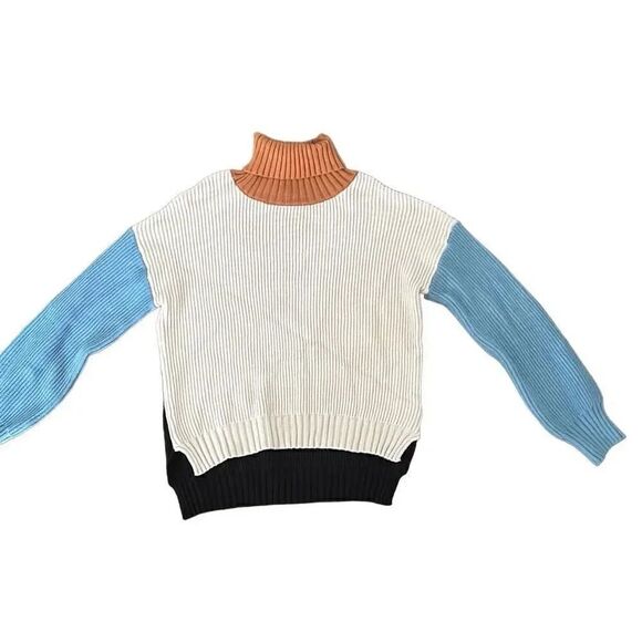 Miracle boutique, color block, sweater size medium/large ￼ - Picture 1 of 3